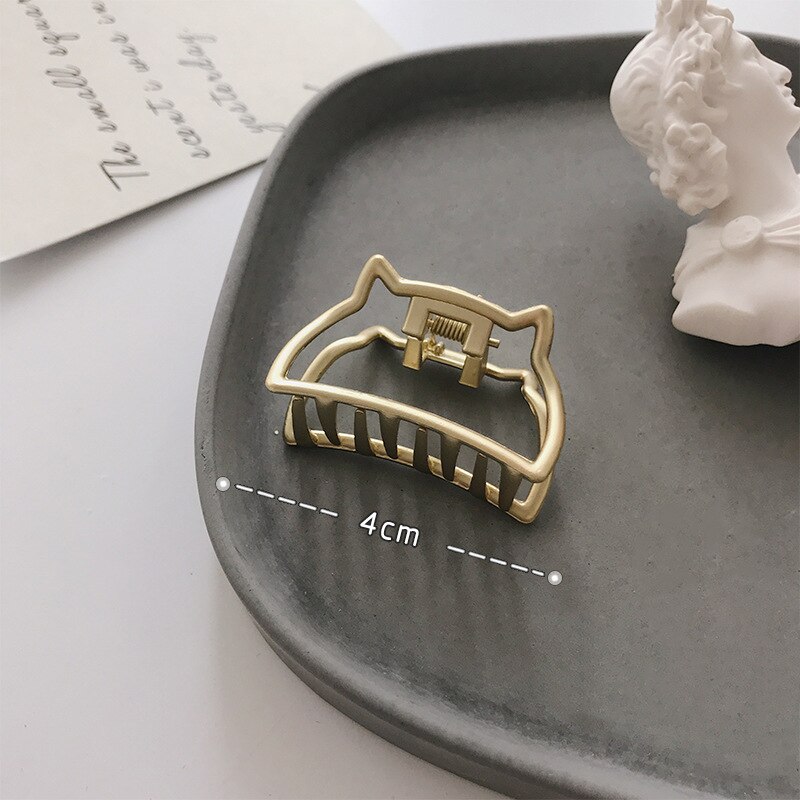 Alloy Geometric Hair Clips Women Girls Claw Clip Hair Claws Hair Clamps Claw Clips Hairpins Barrette Crab Hair Accessories: A8