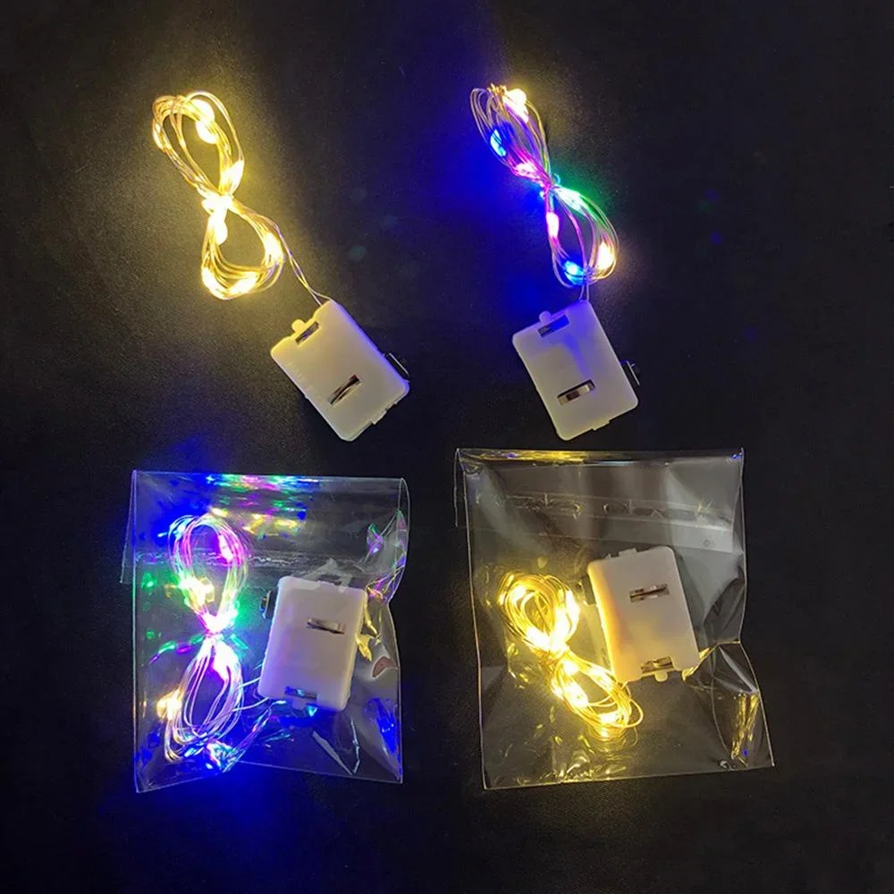1M/2M LED-Lichterkette, batteriebetrieben, Mini-Lichterkette, Weihnachtslicht – Batterie Ich bin Lieferumfang enthalten