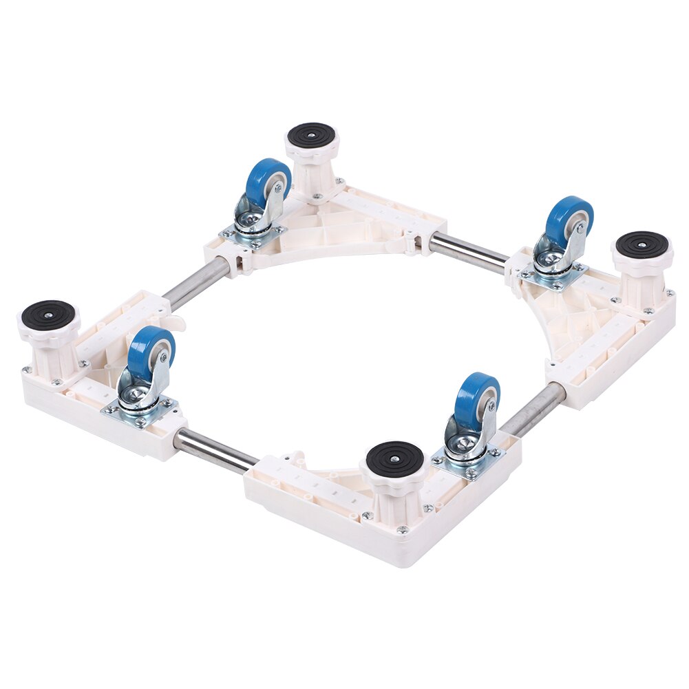 4 Feet with 4 Universal Wheels Washing Machine Base Stand Holder for Automatic Washing Machine Stand