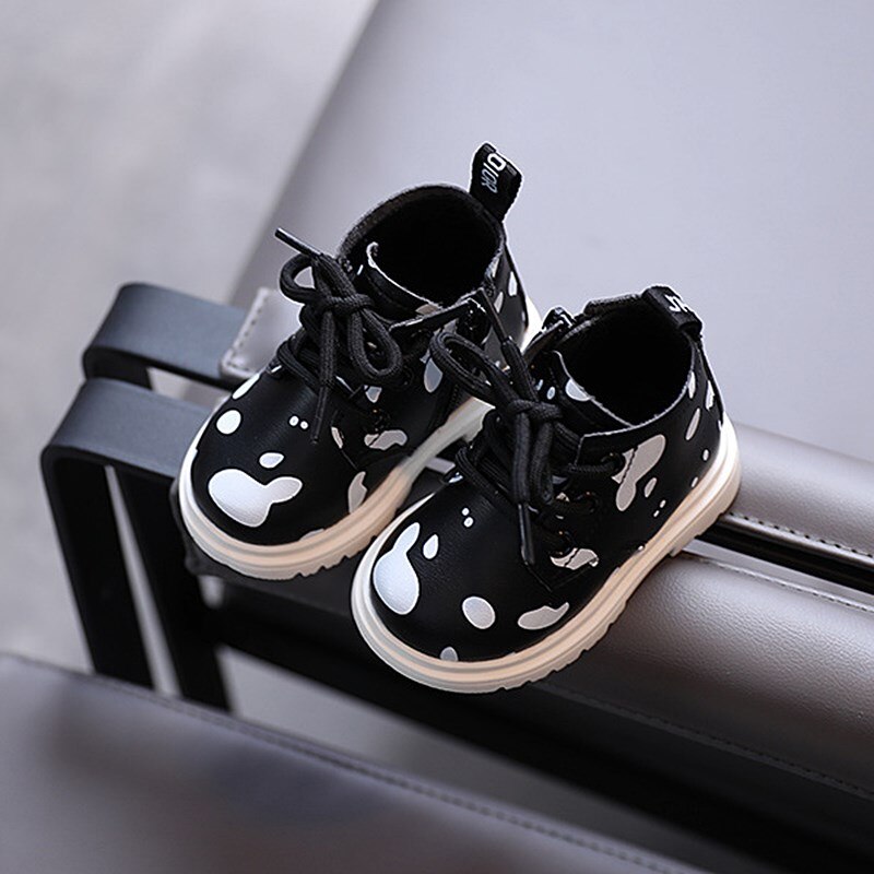 Herfst/Winter Baby Laarzen Schoenen Pu Leer Baby Martin Schoenen Mode Zachte Comfortabele Enkel Baby Laarzen Voor Jongen meisje