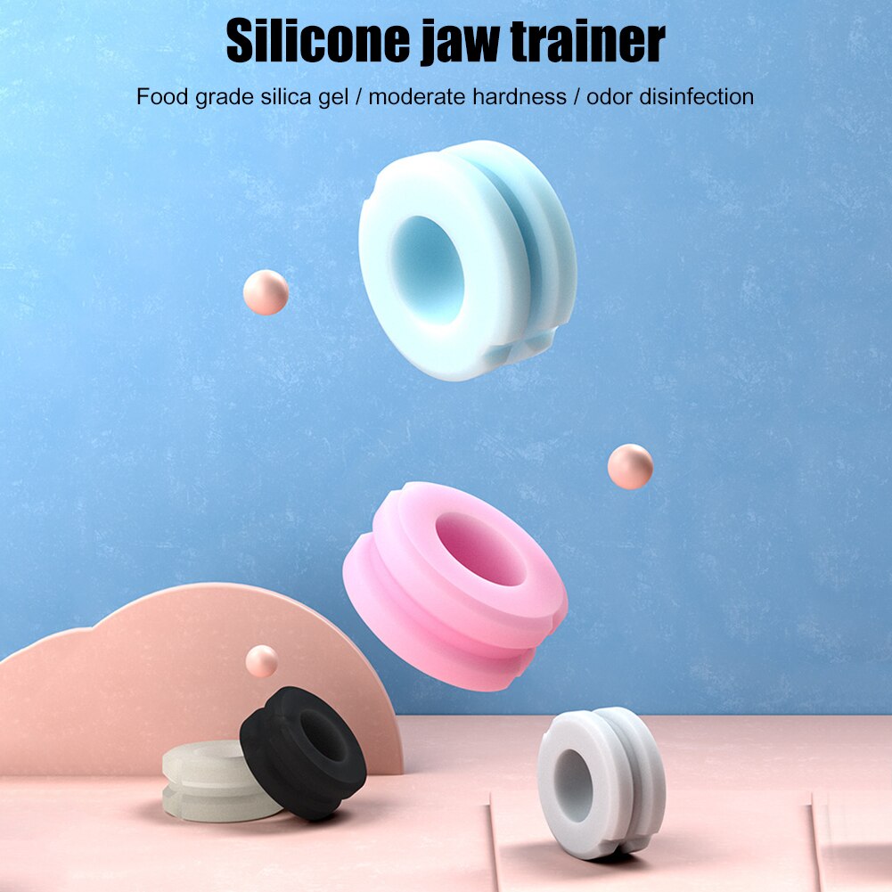 Fitness Jawline Exercise Stress Ball Face Jaw Exerciser Trainer Muscle Simulator for Cheekbones Trainer Fitness Equipment