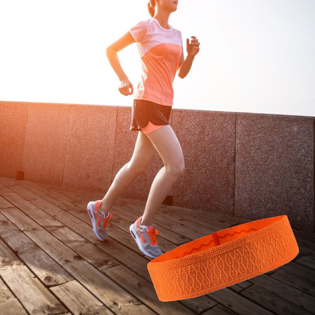 Sports headband for women and men, silicone non-slip, sweat-absorbing, suitable for running, cycling, dance, yoga, fitness, stretching.