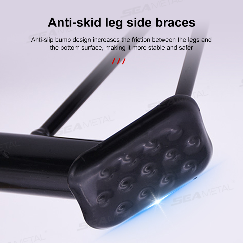 SEAMETAL Cavalletto per moto Cavalletto laterale Staffa per piede Supporto per cavalletto laterale per scooter a motore universale Accessori per supporti per moto