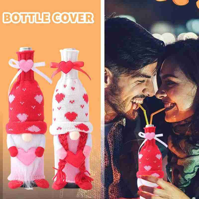 2021 walentynki mikołaj pokrowiec na termofor na walentynki nowe opakowanie na prezent wystrój torby świąteczny prezent dzień rok szczęśliwy B1P9