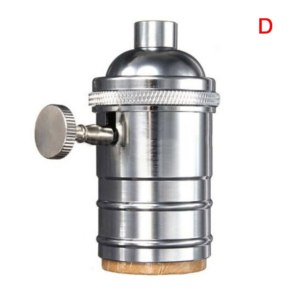 E27 skruv retro vintage kopparlampa taklampor glödlampor hållare socket 250v 250w home mjj 88: D