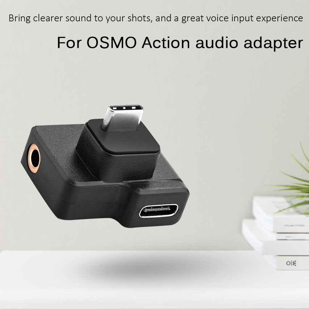 USB-C Audio- Adapter für DJI OSMO Aktion Kamera Typ C Männlich zu Weiblich 3,5mm AUX Mikrofon Jack Konverter