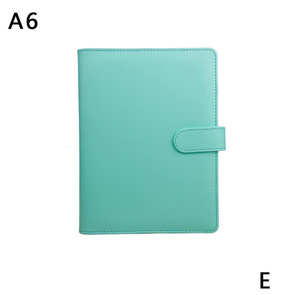 A5 A6 Classic Loose Leaf Ring Binder Notebook Planner D Binder Ring Notebook Leaf Notebook Diary Planner Loose Cover Cl T7L2: E