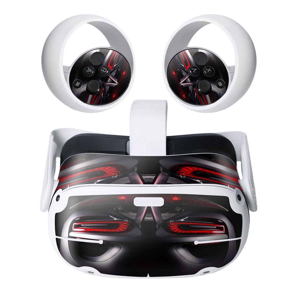 Skin Sticker For Oculus Quest 2 VR Headset Virtual Reality Cartoon
