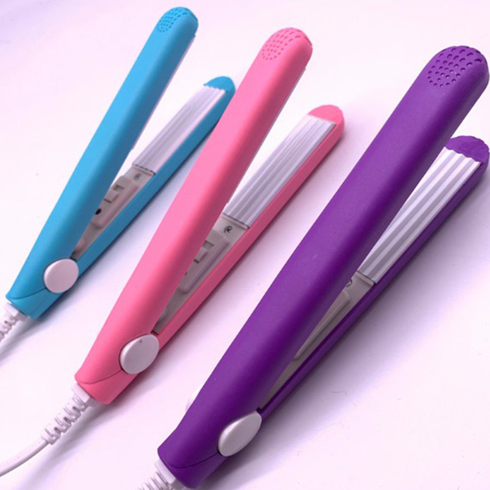 Lisseur à cheveux double usage humide et sec, mini fer à lisser ondulé, outils de modelage portables électriques