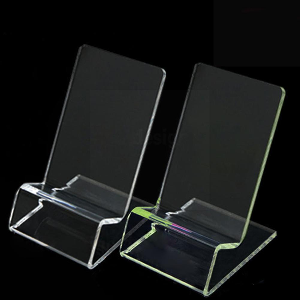 Transparent Acrylic Display Stand Desk Shelf Cell Phone Business Stand Stand Card Business Office Holder Card Desktop Displ