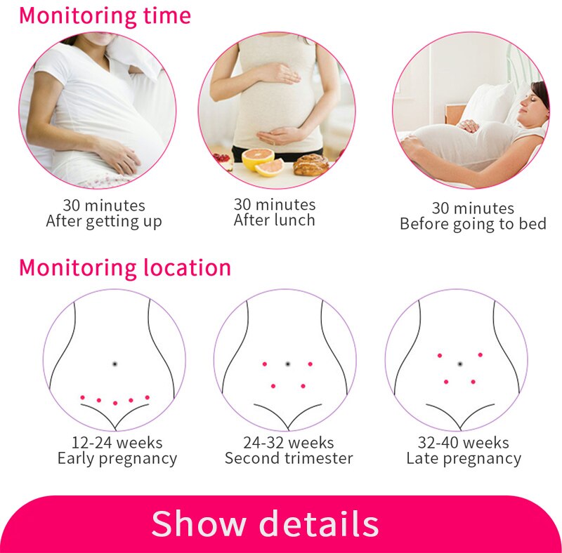 Foetale Doppler Prenatale Sonar Doppler Baby Hartslag Detector Heartbeat Monitor Huishoudelijke Zwangere Vrouwen Handheld