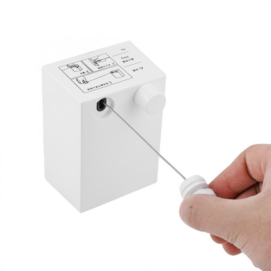 Retractable Wall-mounted Stainless Steel Clothesline Household Hotel Balcony