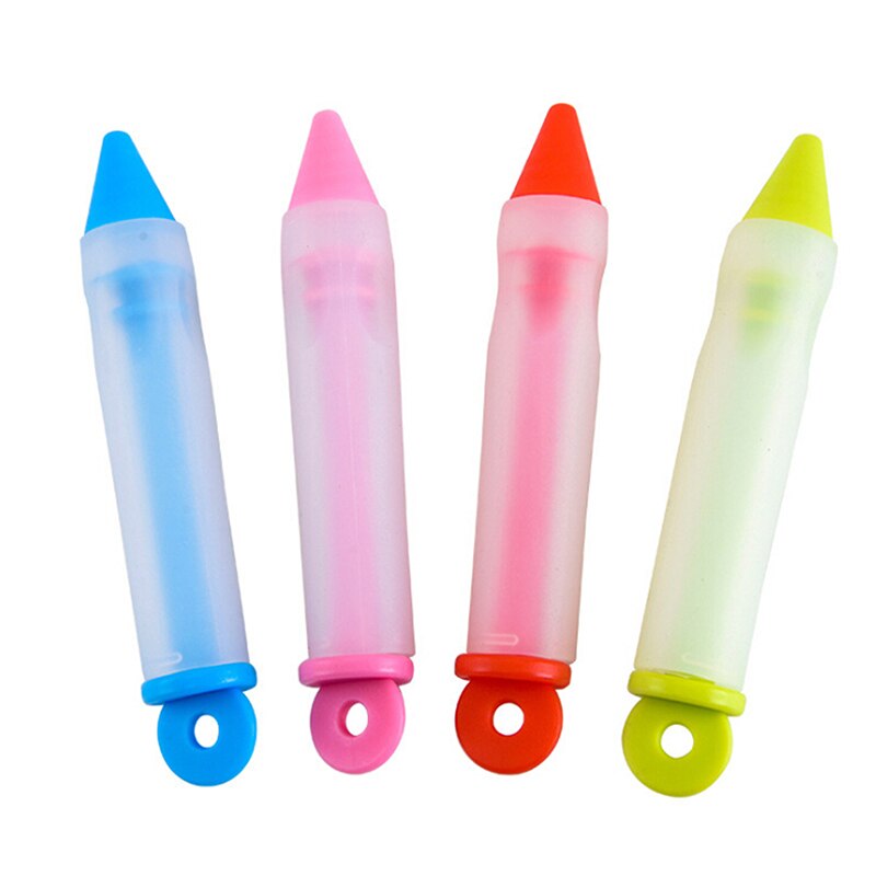 Silicone Food Writing Pen Chocolate Decorating Tools Cake Mold Cream Cup Cookie Icing Piping Pastry Nozzles Kitchen Accessories