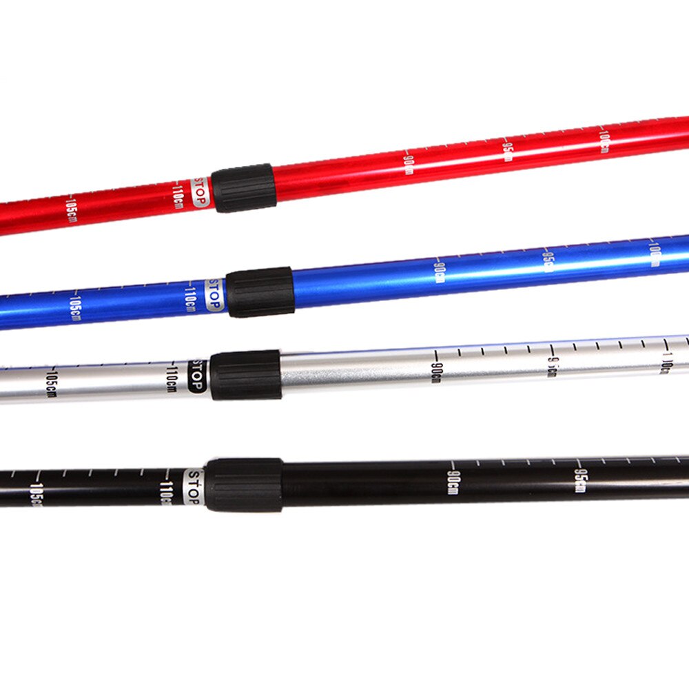 Nordic Walking Sticks Telescopic Trekking Climbing Anti Shock Hiking Walking Trekking Trail Poles Stick Adjustable Canes Elderly