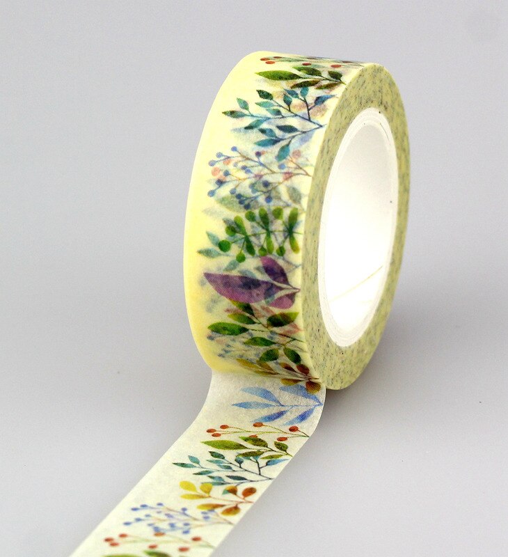1Pc Flowers set 10m scrapbooking Japanese washi tape adhesive tape,Masking Tape decoration,DIY Sticky Paper Tape Photo Album: 16