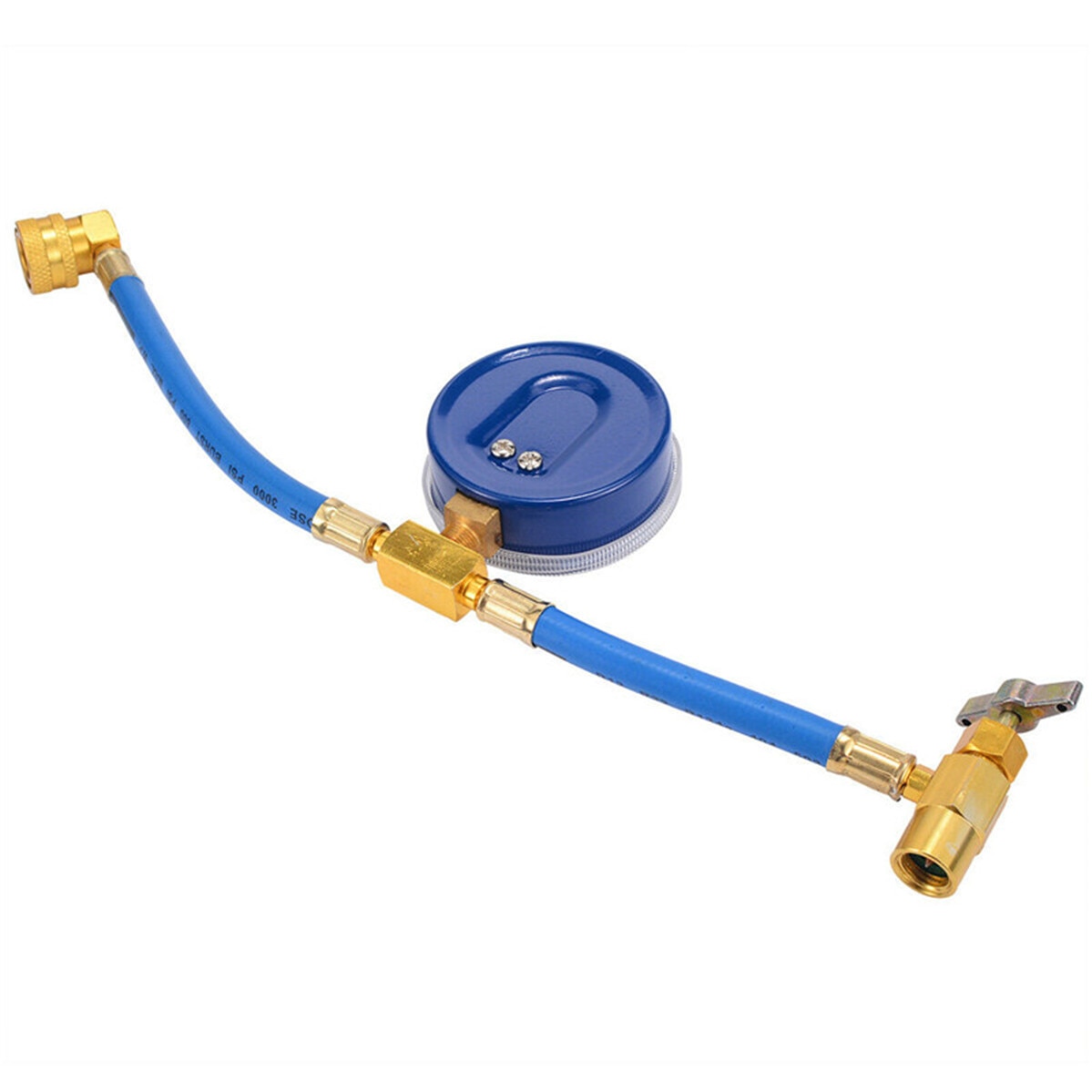 R134A Car Air Conditioning Hose Car Air Conditioning Refrigerant Recharge Measuring Kit Hose Gauge
