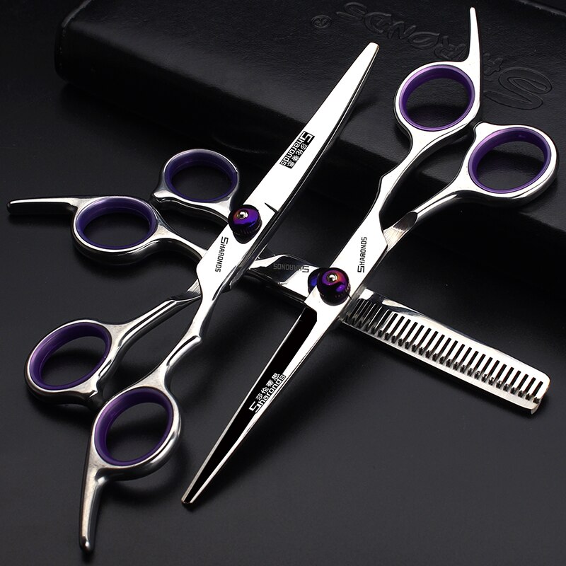 Pet grooming stainless steel scissors cats and dogs hair sewing scissors up and down curved sharp haircut scissors pet tool set