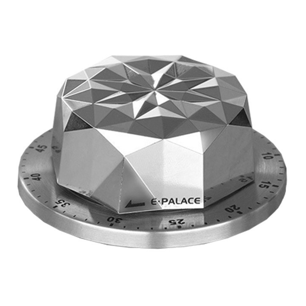 Roestvrijstalen kookwekker Handmatig mechanisch koken Ei-wekker Timer Countdown Kookgerei Keukengadgets: green