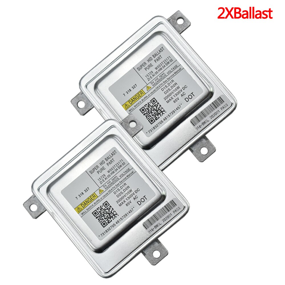 W003T20071 HID Xenon Ballast Control Unit Module D1S For B MW X1 E84 E90 F10 F11 F01 F07 7237647 7318327 63117237647 63117318327: 2XBallast / 35W 5000 K