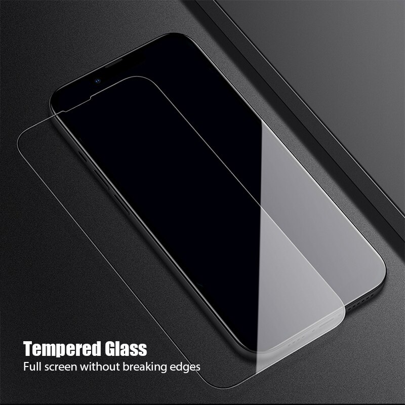 6 in 1 Screen Protector For iPhone 13 12 11 Pro Max Camera Lens Film For iPhone 13 12 Mini 11 SE Tempered Glass
