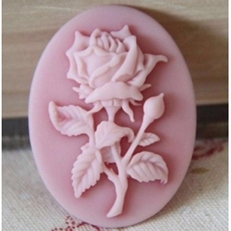 Cake Bakvorm 3D Mini Roos Bloem Zeep Siliconen Mal DIY Aroma Kaars Decorating Gereedschappen Zoete Snoep Chocolade Mould