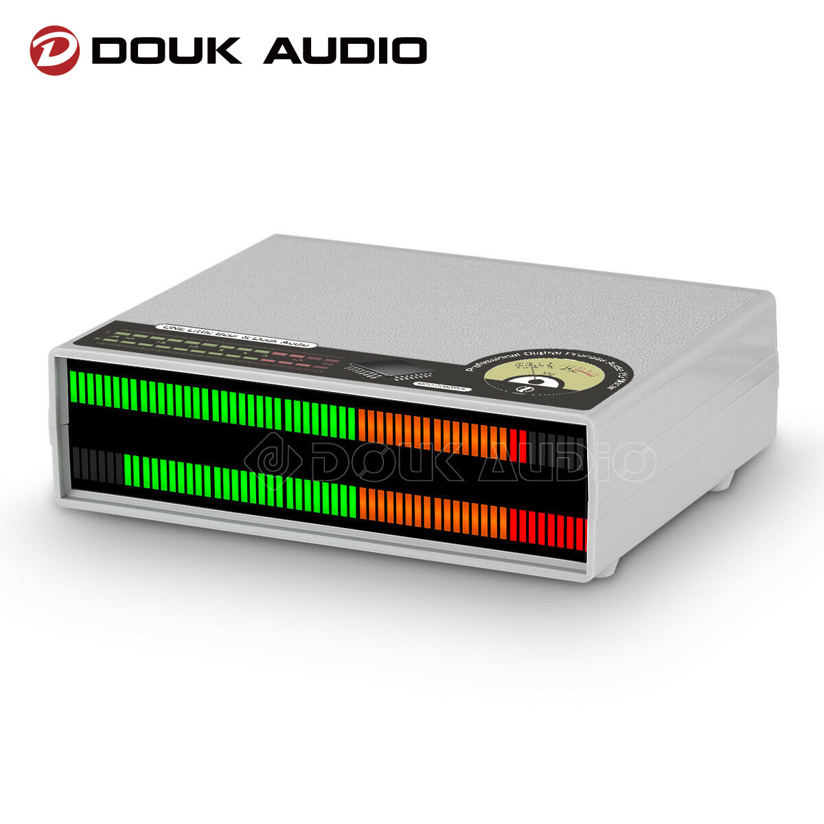 Douk áudio estéreo 56 bit medidor de nível de som led espectro de música display dot matrix mesa vu medidor lâmpadas áudio para amplificadores