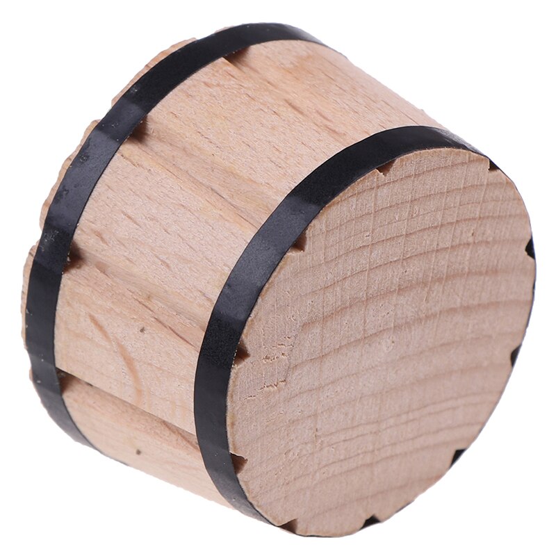 Leuke Houten Wastafel Houten Vat Meubels Poppenhuizen Accessoires 1:12 Poppenhuisminiaturen