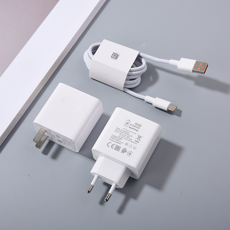 66W 100W Voor Honor Snelle Oplader EU US SuperCharge Adapter USB Type C Kabel Voor Honor 70 80 90 100 Pro Magic 4 5 6 Pro X50 VS V3