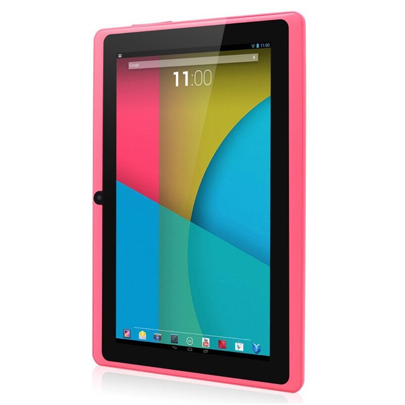 Goedkope Kids 7 Inch Tablet Pc Q88 Pro Allwinner A33 Tablet Quad Core 512Mb + 8Gb Android 4.4 1024*600 Dual Camera Bluetooth