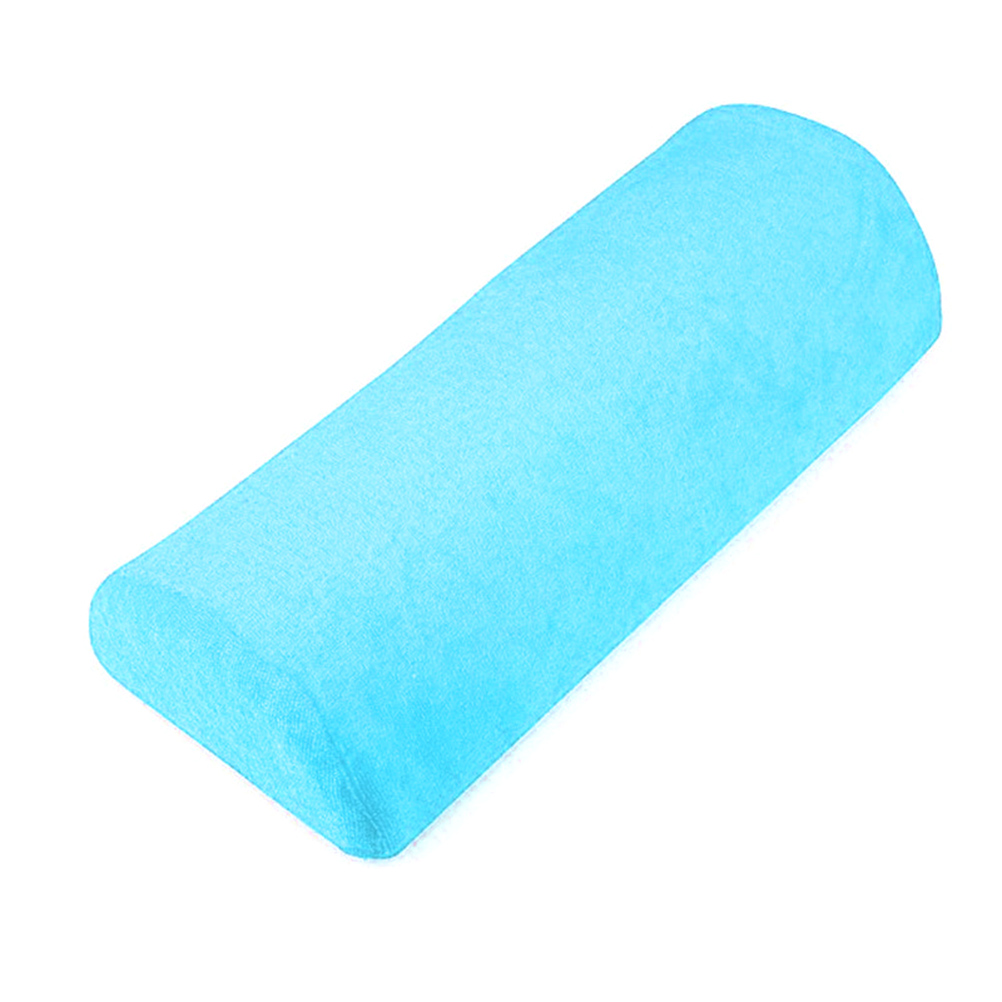 Bløde håndstøtter vaskbar håndpude svamp pude nail art holder armlæn nail art manicure håndstøtte pude pude: Himmelblå
