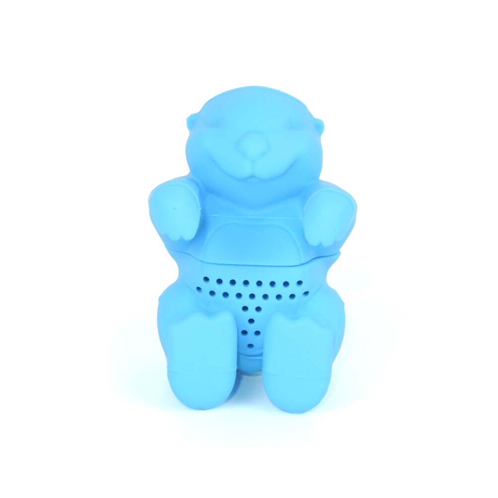 Otter Thee-ei Thee Losse Thee Diffuser Siliconen Keuken Gereedschap Gadgets (Sky Blue): Sky blue