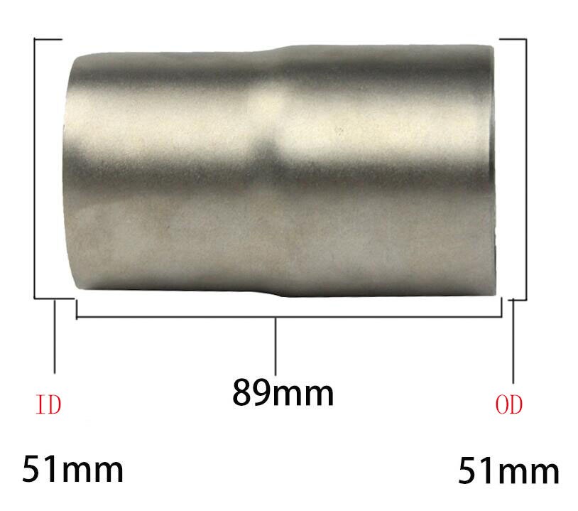 Tubo de escape de fibra de carbono para motocicleta, 51mm/60mm, Austin Racing tubo, escape de moto, pegatina AR: link ID -OD 51
