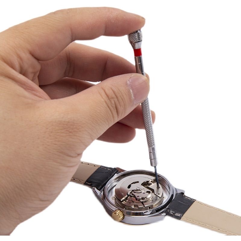 Kit de herramientas de reparación de relojes, mini juego de destornilladores para gafas, ordenadores, portátiles, destornilladores de precisión, kit de fabricación de relojes