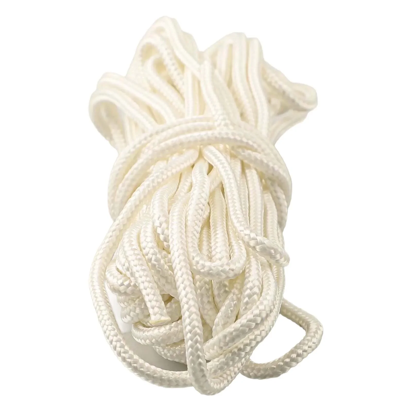 Cortacésped línea de arranque cuerda Manual Nylon 2,5mm/3mm/3,5mm/4mm 2/4/5/10M 2M/4M/5M/10M cable motor para cortacésped blanco