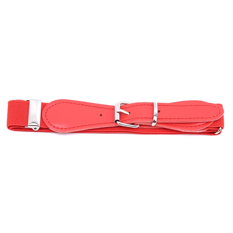 Candy Multicolor Kinderen Riem Lengte Verstelbare Kinderen Mooie Kleding Bijpassende Accessoires: Red