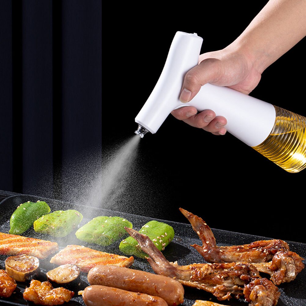 Botella eléctrica de aceite para cocina, pulverizador de vapor para hornear vinagre, barbacoa, dispensador de botella de pulverización para barbacoa, herramienta de Picnic