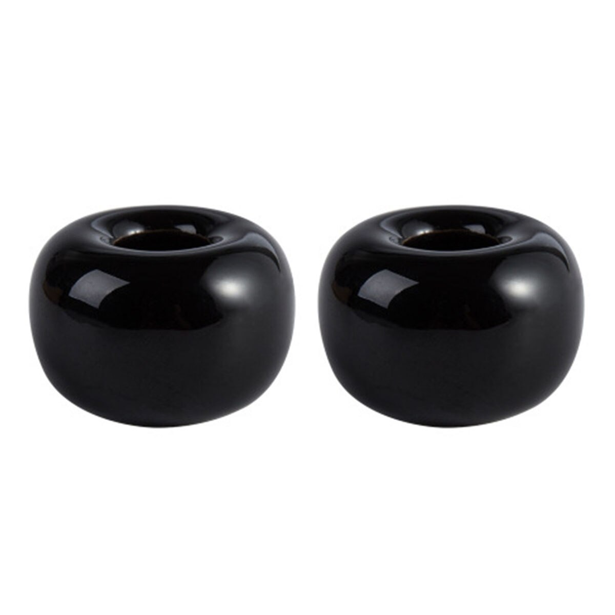 2 pcs Handmade Escova Stand Holder Antiskipping Eco Escova Stand Holder para Bancadas Da Vaidade Do Banheiro (Preto)