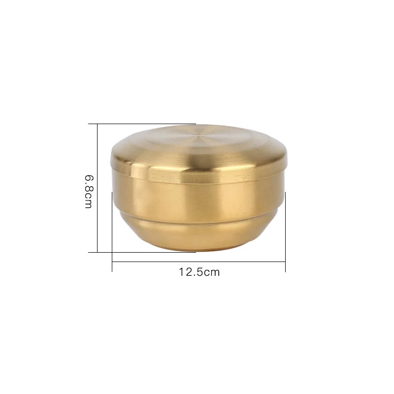 304 Stainless Steel Double Rice Bowl Soup Bowl Steamed Rice Bowl Anti-Scalding Child Small Bowl for Korean Cuisine: green