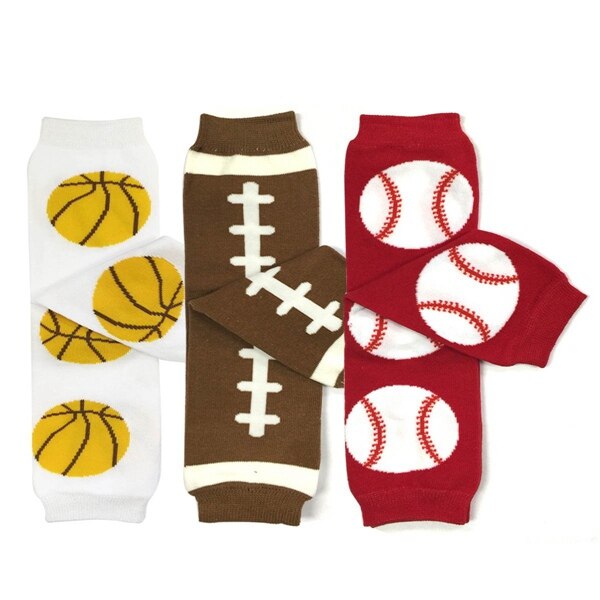 Calentadores de piernas de bola bonitos para niños, basquetbol para niños y niñas, para elegir, mallas ajustadas de Rugby para niños, calentador de brazo adulto, 3 pares
