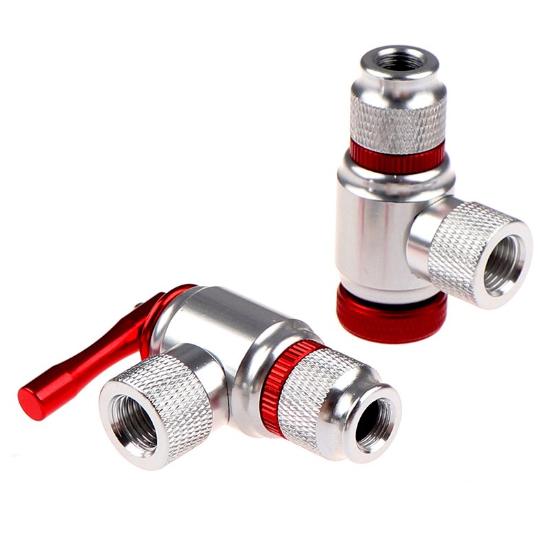 Portable Bicycle Mini Inflator Mountain Road Bike CO2 Inflatable Head Adapter