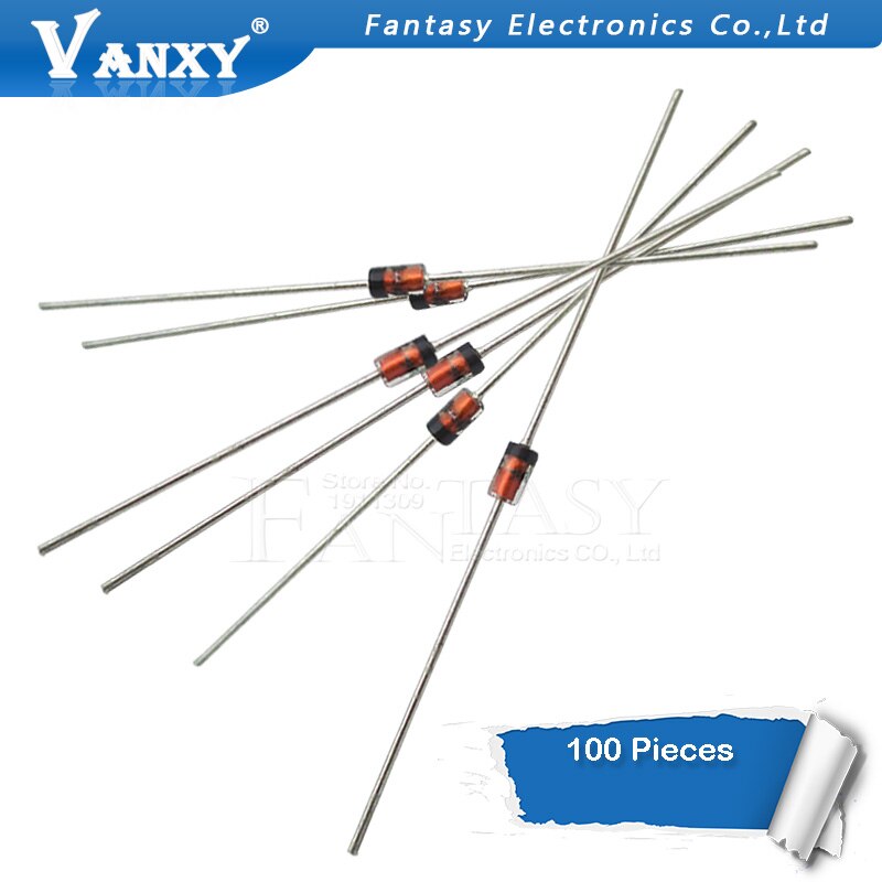 100PCS 1W 3.3V 1N4728A 3V3 1N4728 DO-41 Zener diode