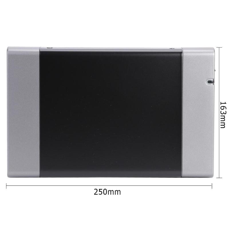 Carcasa de disco óptico de 5,25 pulgadas, adaptador USB 3,0 a SATA, 8T, estructura de cubierta superior e inferior portátil, carcasa de disco duro
