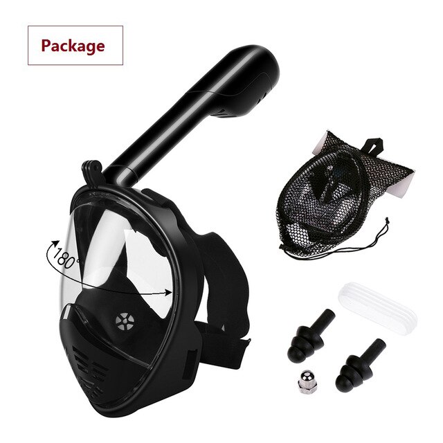 Full Face Diving Mask Anti-Fog Snorkeling Mask Underwater Scuba Swimming Mask Glasses Snorkel Dive Equipment for Adult Kid #2: Purple / S/M