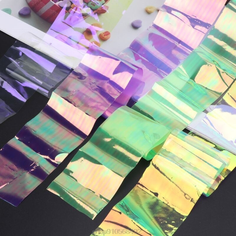 Aurora AB Effect Reflective Mirror Paper DIY Epoxy Resin Jewelry Fillings O08 20