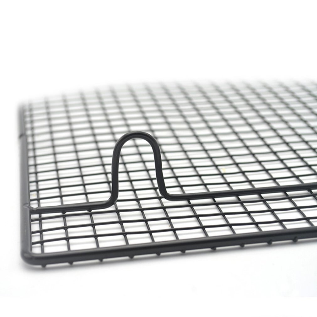 Stainless Steel Wire Grid Cooling Cake Food Rack Oven Safe Kitchen Baking Pizza Bread Barbecue Holder Shelf