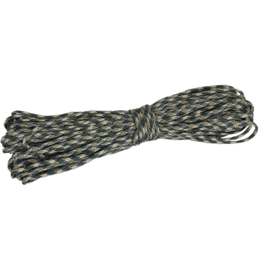 100ft 550 Cord Paracord Parachute Survival Cord - Woodland Camo