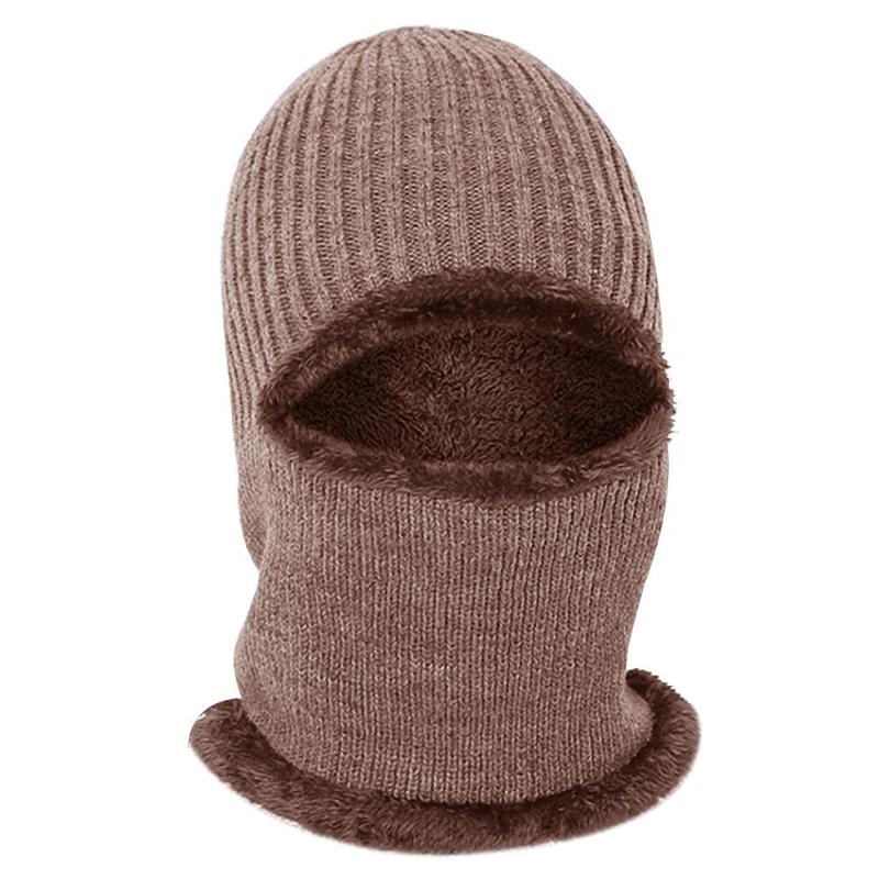 Outdoor winddicht unisex heren dames pet winter warm gezichtsmasker bivakmuts nekwarmer voor sport skiën fietsen fiets motorfiets: Kameel