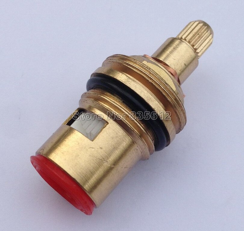 Standard1/2 Replacement Brass and Cold Quarter Turn Tap Valve Ceramic Disc Cartridge 20 teeth Faucet Accessory tba501
