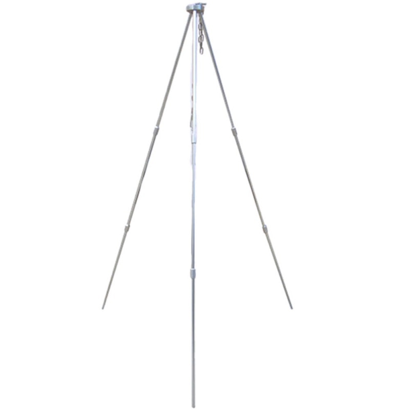 Outdoor camping equipment Fire Triangle Bracket Picnic BBQ Cooking Tripod Pot Hanging Camping Stove Grill Stand Holder
