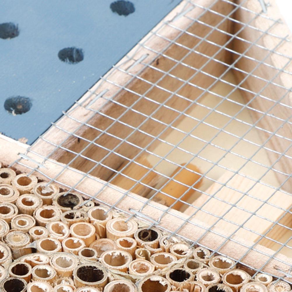 Insect House Bee Box Insect Feeding Nest Butterfly Insect Hotel Nesting Box For Bees Butterflies Garden Support